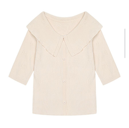 [행복한백화점][SI]빅카라 골지 니트티셔츠   SKUCD2935