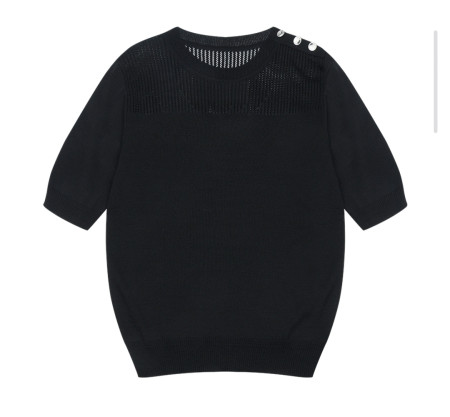 [행복한백화점][SI]어깨단추 포인트 니트 풀오버  SKUCD2922