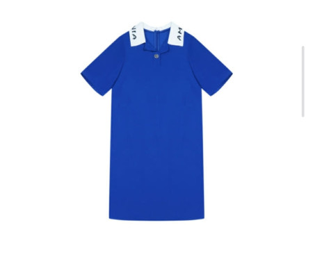 [행복한백화점][SI]니트 레터링 카라 원피스   SKOAD2540