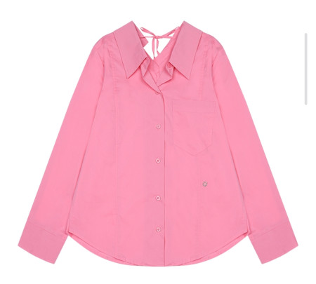 [행복한백화점][SI]리본카라 셔츠 SKBAC2407