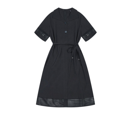 [행복한백화점][SI]메쉬 배색 O링  원피스  SKOAE2519