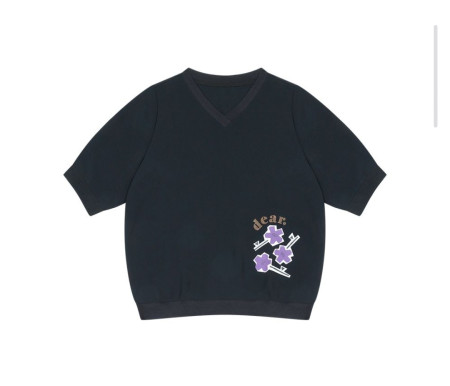 [행복한백화점][SI]전사프린팅 배색 반팔티  SKIBE2821