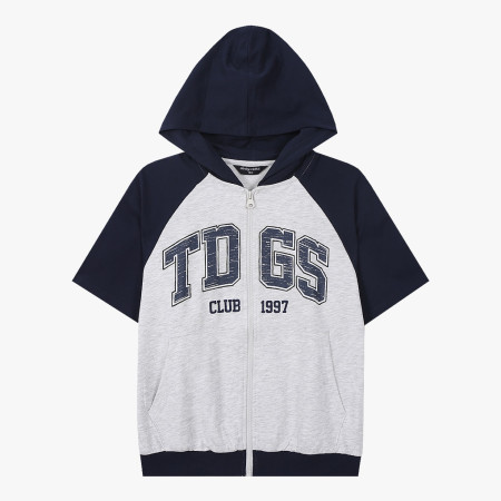 [행복한백화점][더데이걸]레글런 후두 반팔 집업  TGJM26301