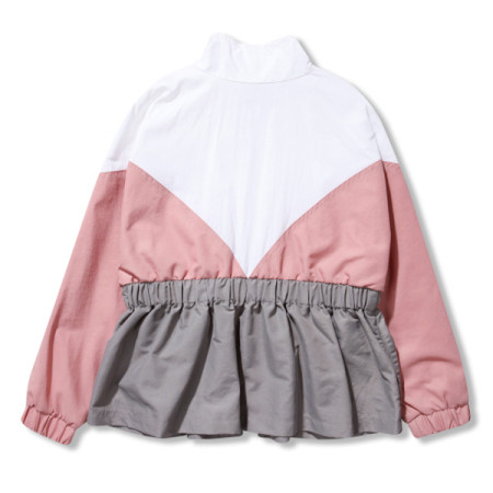 [레노마 키즈] 여아 플레어 배색 점퍼  핑크 [R2015J506]