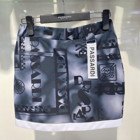 여성 골프 로고 그라데이션 스커트 P20MSK588M