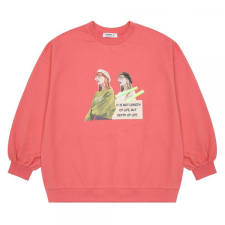 소녀 포토 전사 볼륨 맨투맨티 20C0458