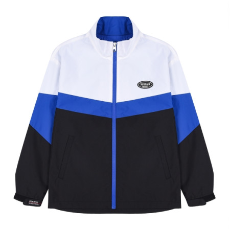 유니 배색 스트릿 점퍼 20A1101-BL