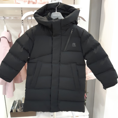 롱벤치 다운 점퍼 R2045f503 블랙/화이트