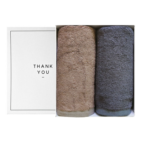 [행복한백화점][코튼랩]코튼랩 수건답례품 국산 호텔수건 선물세트 뱀부얀 200g 2P