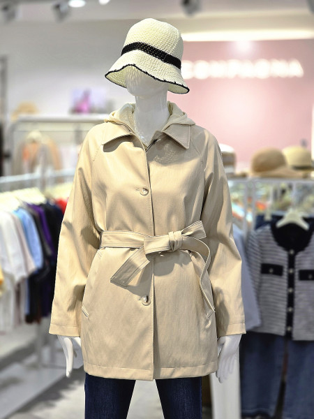 [행복한백화점][꼼빠니아] 가을 여성 코트(베이지) CZFW0-WLJ330