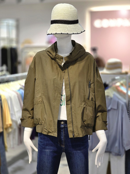 [행복한백화점][꼼빠니아] 가을 여성 후드 점퍼(브라운,블랙) CZFW9-WGJ010