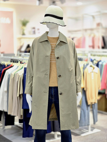 [행복한백화점][꼼빠니아]가을 여성 루즈핏 코트(베이지,그레이)CAFW0 WCH010 